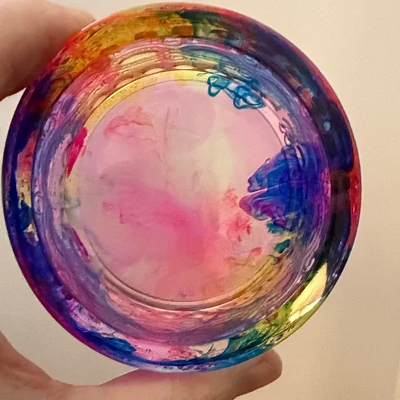 Unique Resin A Colorful Art Jar - Picture 6 of 14